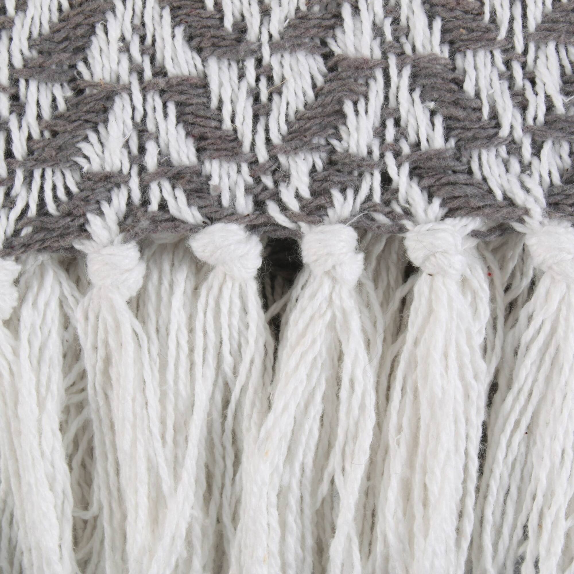 DII® Gray Arrowhead Woven Throw